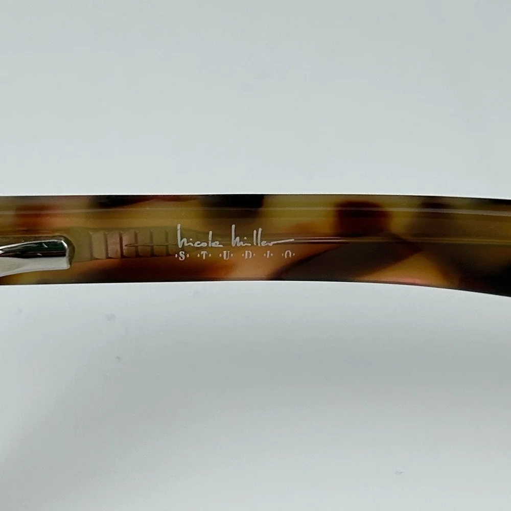 Nicole Miller NMS 10 Col 11 Women's Eyeglasses Frame Brown Cat Eye 50-16-140 mm